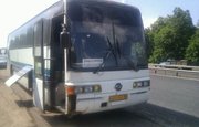 Под Уфой загорелся автобус, в котором ехали 45 учеников младших классов