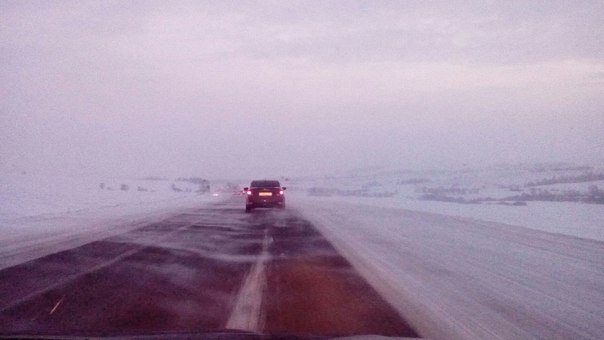 Сегодня в Башкирии прогнозируют метель и снежные заносы на дорогах