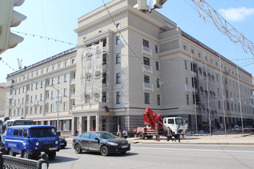 Реконструкция гостиницы «Башкортостан» на завершающей стадии